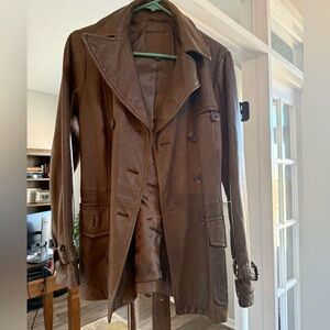 Banana Republic Women’s Brown Genuine Leather Jacket